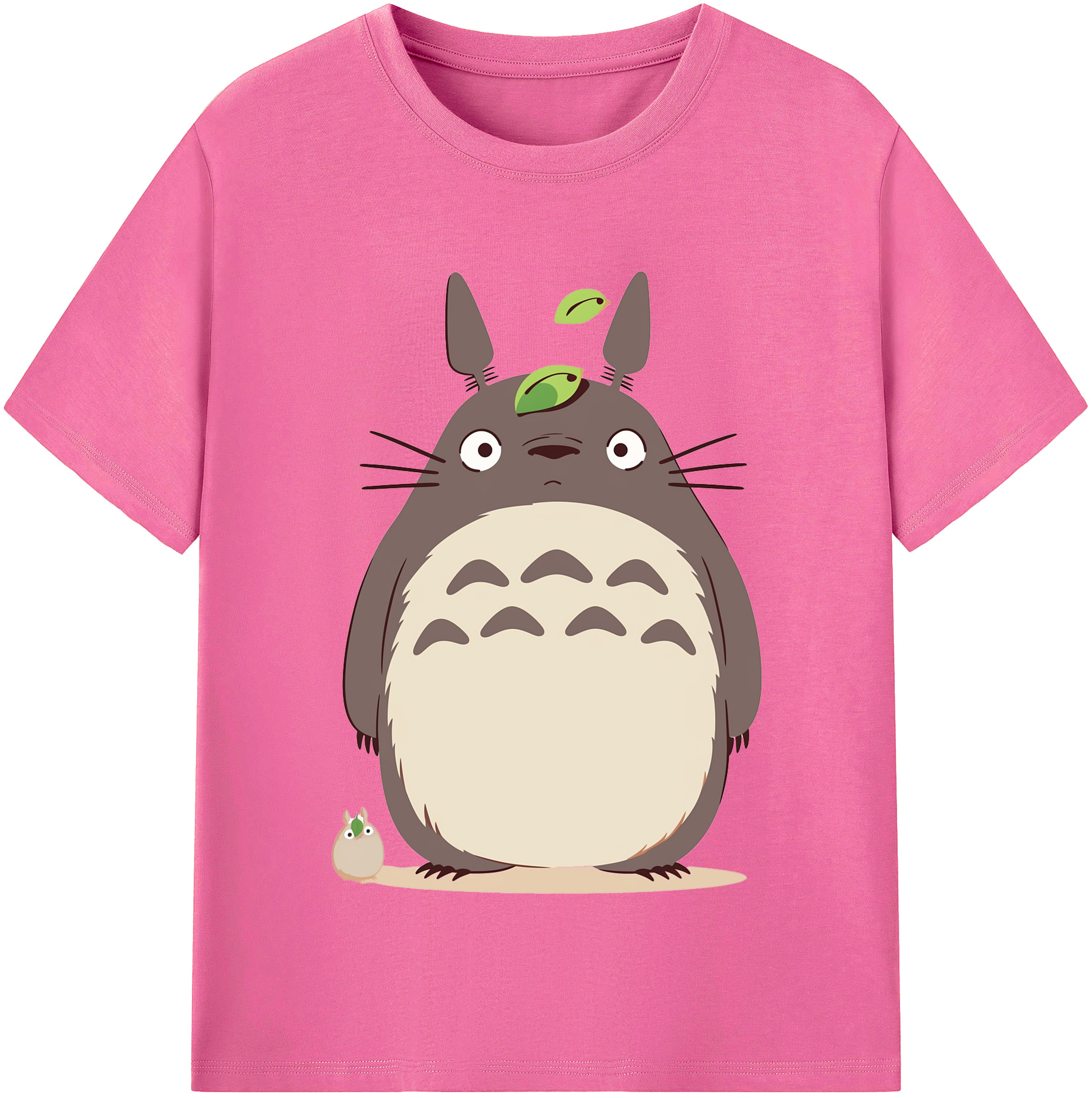 （画像用） となりのトトロ 草壁メイ 草壁サツキ My Neighbor Totoro Satsuki Kusakabe Mei Kusakabe レディースカジュアルプリントTシャツ（綿100％）